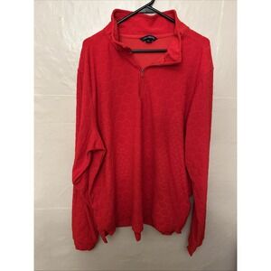 urban frontier XXL Red 1/2 Zip Pull‎ Over Honeycomb Sweatshirt